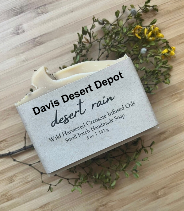 Desert Rain Creosote Cold Process Soap | Vegan | Monsoon Rain Natural Soap | Chaparral | Small Batch Handmade