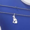 Goddess Bastet Pendant Necklace Stainless Steel Women - Image 3